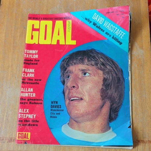 1972 goal magazine no 181 - 22/1/1972,