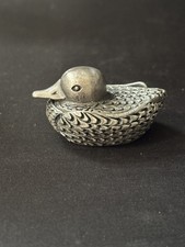 Miniature Duck Salt Cellar Dip