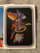 1984 DONRUSS BMX REDLINE HUFFY