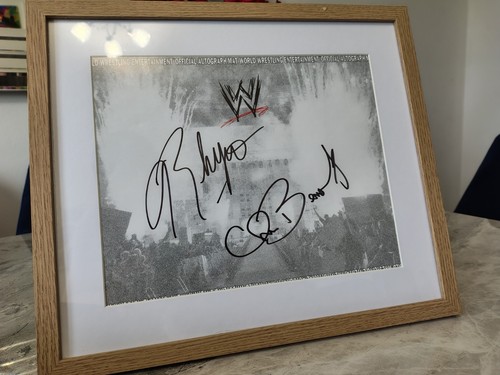 Chris benoit autograph wwe wwf - benoit,
