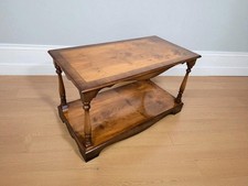 An Antique Style Yew Two Tier Coffee Table ~Delivery Available~