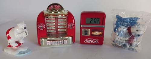 Coca cola collectors items - 4x,