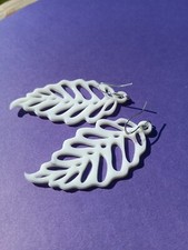 Skeleton Leaf earrings - 3d printed
