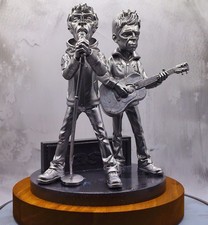 Liam and Noel  Oasis Statue-