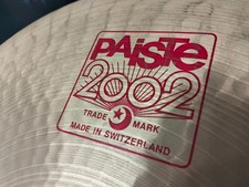 Paiste 2002 20 Inch Ride