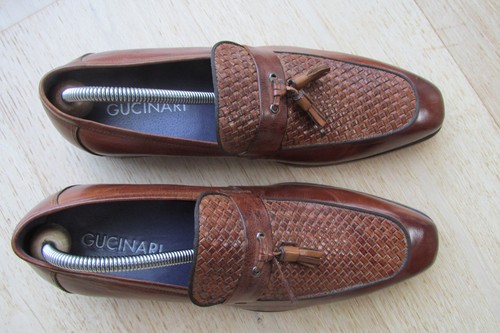 Gucinari italian brown leather - brown,