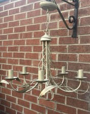 Next ,Chandelier ,Shabby Chic , Cream, Brushed Gold Finish