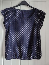 Ladies Zara Basic Short Sleeve Bubble Hem Top Uk Size Small 