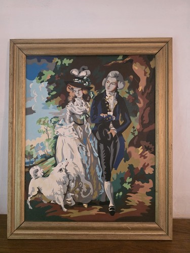 Vintage impressionist oil - impressionist,