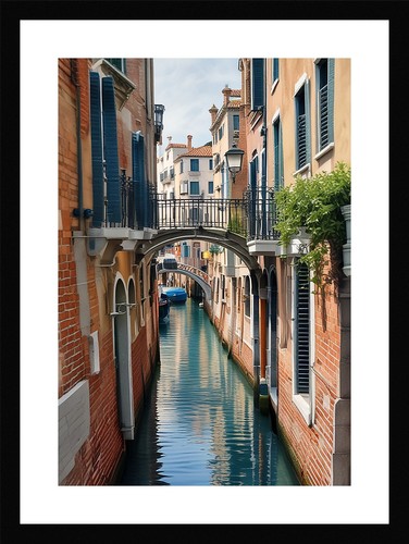 Intimate venice canals - intimate, framed