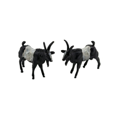 Billy goats small farmyard - goats,