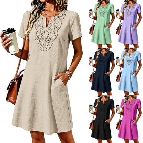 Ladies linen cotton short - ladies,