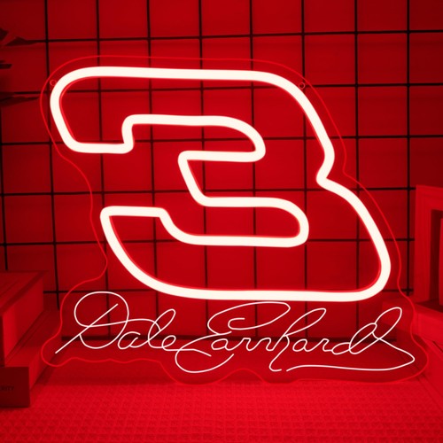 Dale earnhardt neon sign - earnhardt's, 3