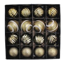16 Pack 60mm Luxury Baubles