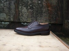 CHURCH’S BROGUES SHOES BROWN LEATHER GRAFTON R UK8.5 MENS UNWORN CONDITION