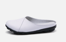 Women's Leather Flats Backless