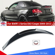 M4 Style Rear Spoiler Wing Lip For BMW 1 Series E82 Coupe 2007-2013 Gloss Black