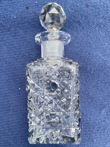Vintage cut glass - glass, perfume
