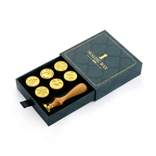 Wax seal stamp kit - wax,