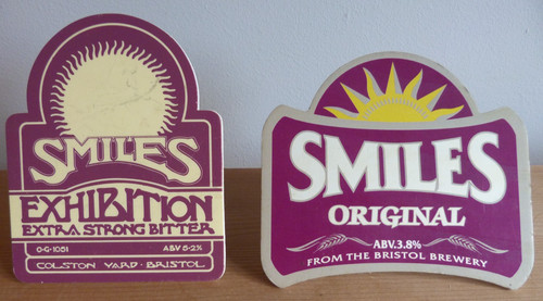 Smiles brewery pump badge - 2,