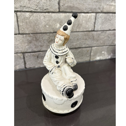 Vintage ceramic clown - clown, music