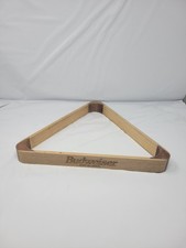 Budweiser Bud Dry Light Beer Billiards/Pool Table Ball Cue Triangle Rack Wooden