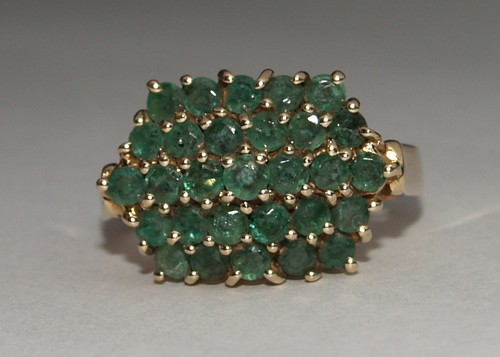 Qvc 9ct yellow gold emerald - 9ct,