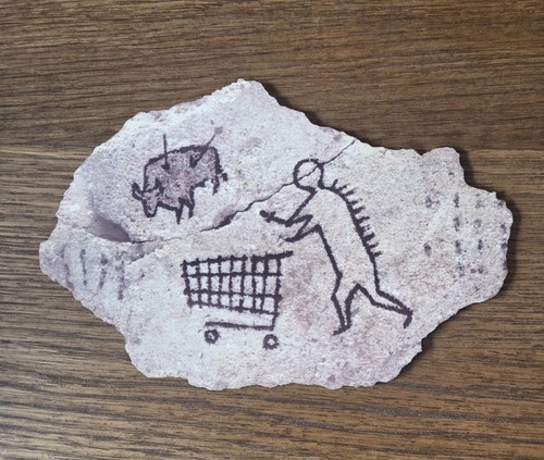 Banksy peckham rock wooden - peckham,