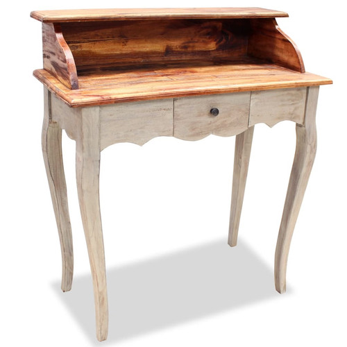 Writing desk mahogany grey - mahogany,,
