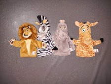 Hand Puppets - From Madagascar Film - Melman,Alex,Marty,Gloria by Persil