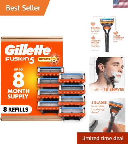New fusion5 power razor blades - power,