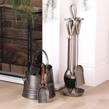 Antique Silver Coal Bucket