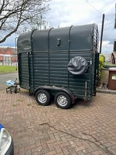 Rice Beaufort Double Horse Trailer Dark Green 
