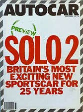 AUTOCAR MAGAZINE 09-SEP-87 -