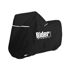 Heavy Duty Premium Outdoor Waterproof Motorcycle Motorbike Cover Black Large