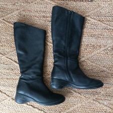 Camper Long Black Soft Leather