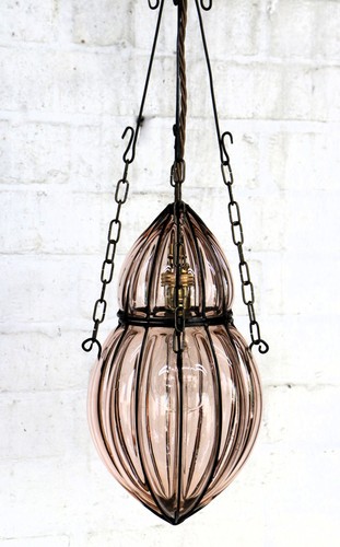 Ceiling light antique cage - ceiling,