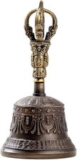 Tibetan Dharma Object Bell and