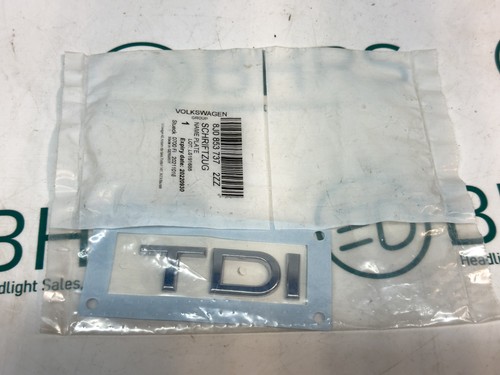 Audi tdi rear - badge, emblem