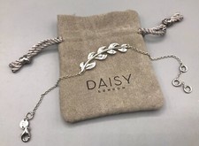 Daisy London Silver Leaf Design Bracelet