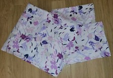 DEBENHAMS Superking DUVET COVER SET Reversible ABSTRACT Floral & Stripe PURPLES