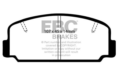 Ebc ultimax front - ebc, brake
