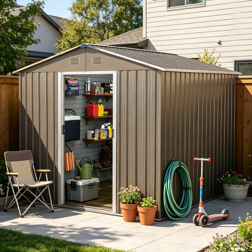 8x10 outdoor metal storage - 8x10,