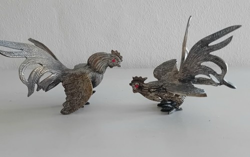 Vintage brass fighting - vintage,