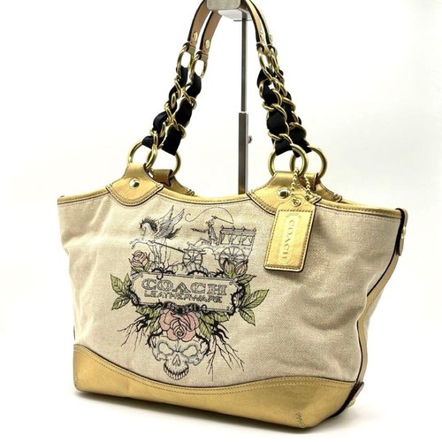 Coach skull tattoo tote bag - coach,