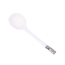 Porcelain White High Appearance Level Ceramic Spoon Household Soup Spoon Ladle