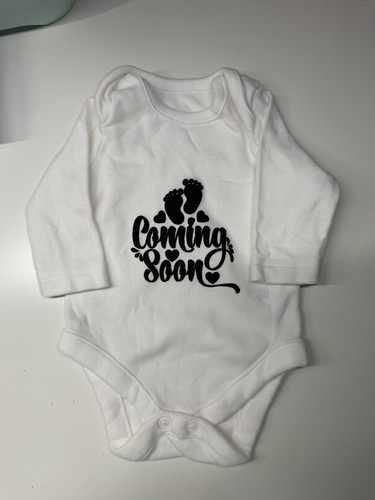 Personalised baby grows - baby,
