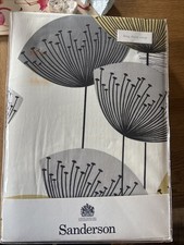 Sanderson Dandelion Clocks King Size Duvet Cover Chartreuse/Silver New Unopened