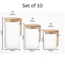 Glass food storage canister - storage,