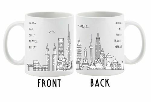 Personalised travel mug - travel,